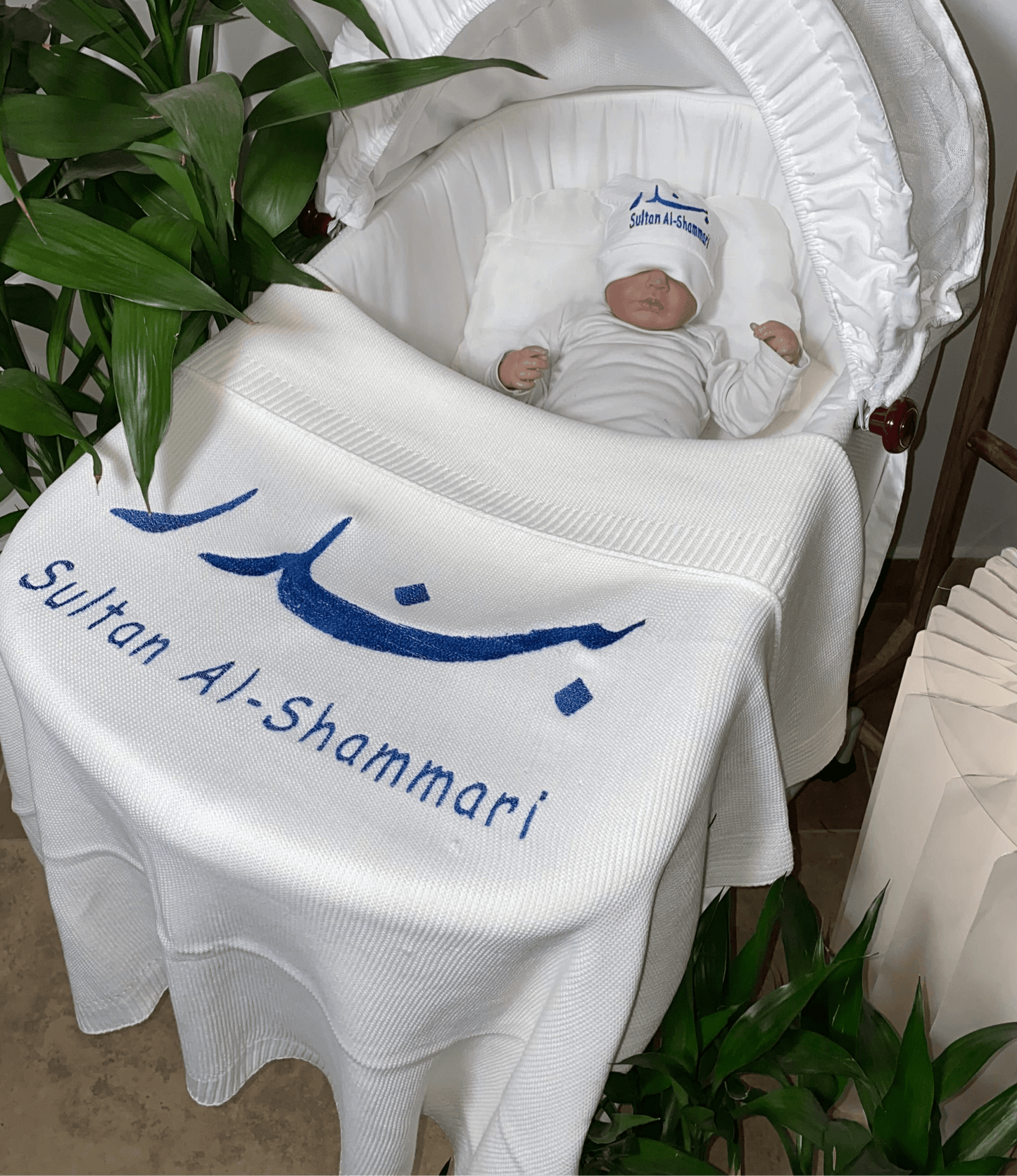 Baby Humod Store بطانية استقبال تريكو