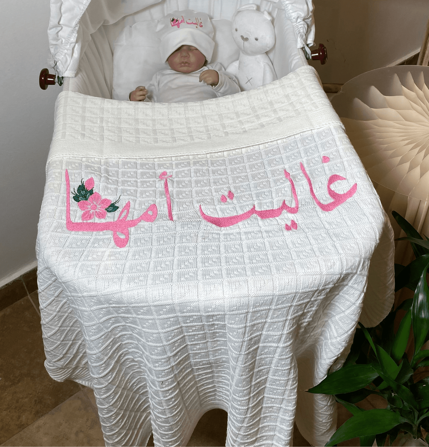 Baby Humod Store بطانية استقبال تريكو