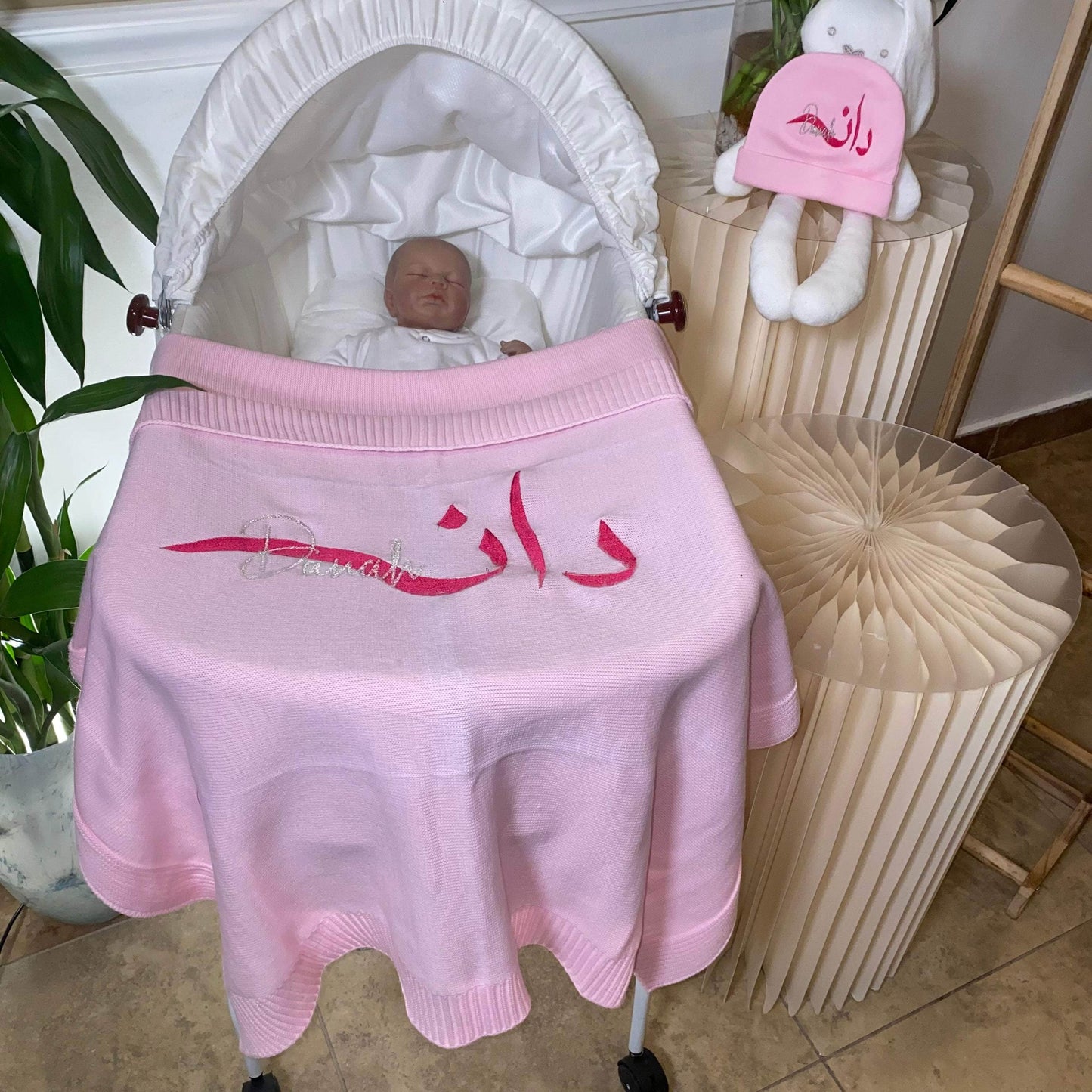 Baby Humod Store بطانية استقبال تريكو