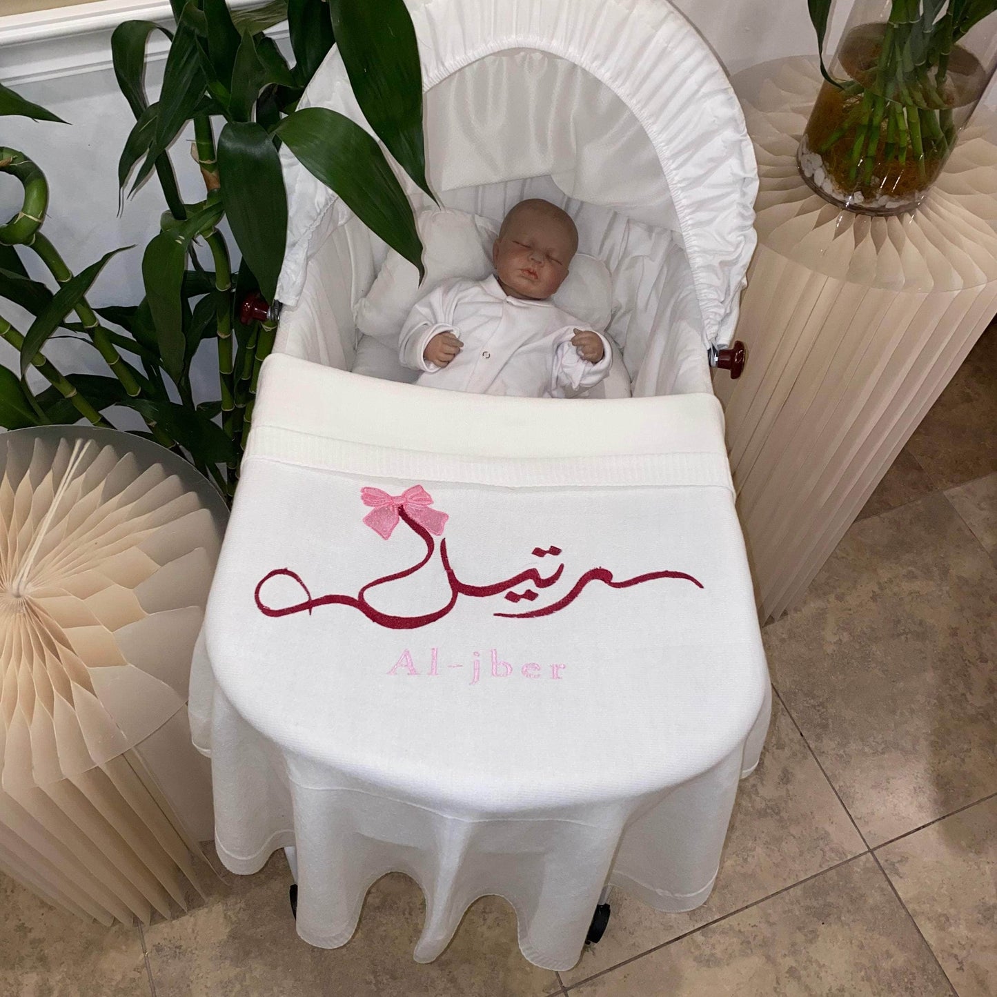 Baby Humod Store بطانية استقبال تريكو