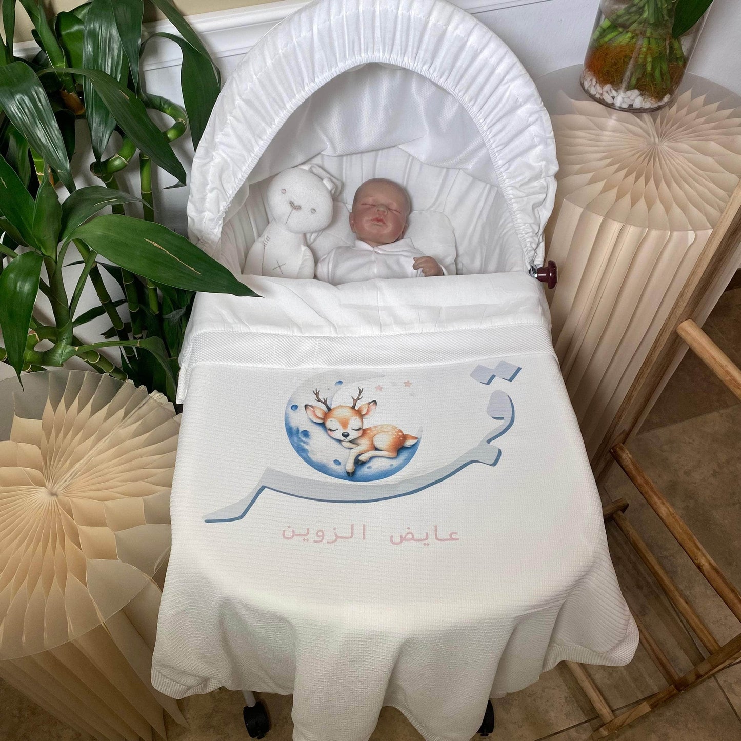 baby humod بطانية استقبال طباعة DTF