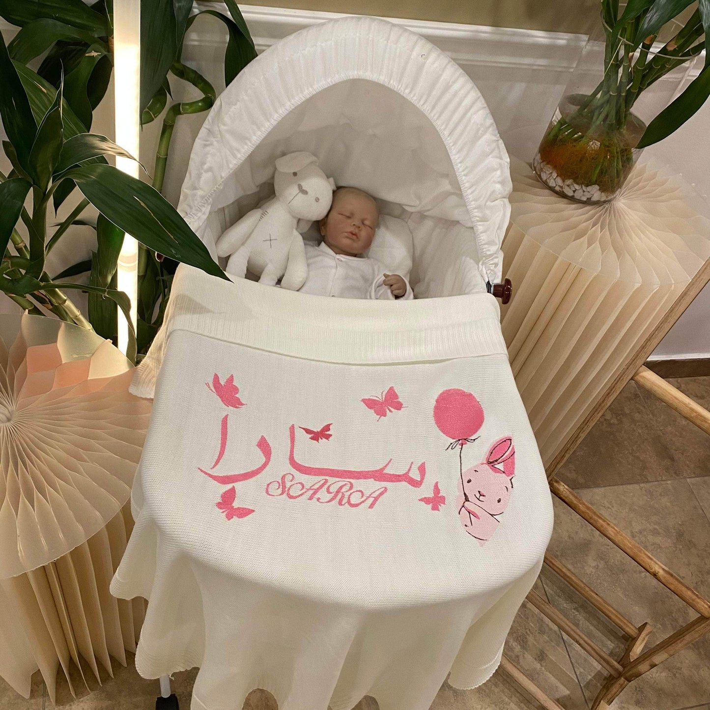 Baby Humod Store بطانية استقبال تريكو