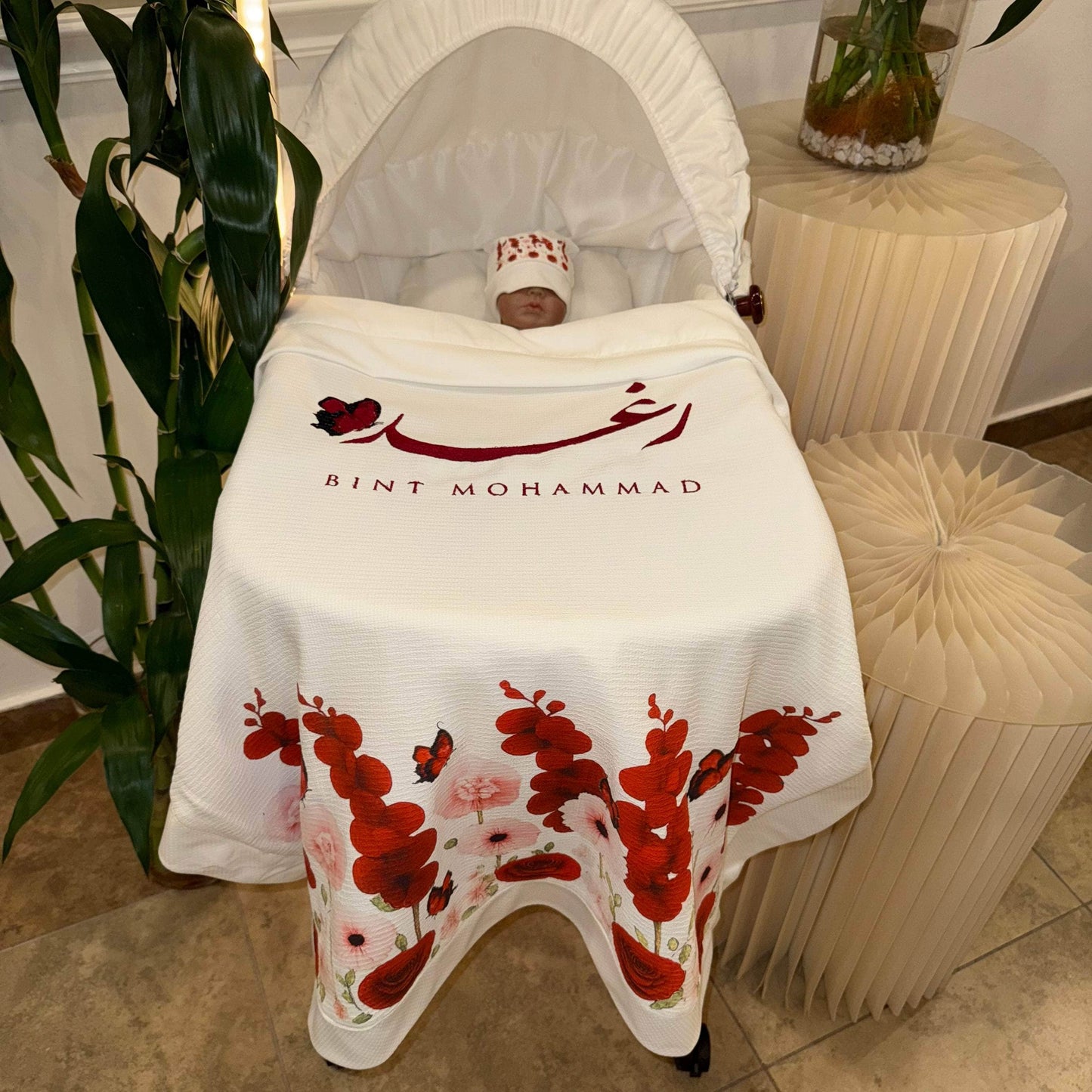 baby humod بطانية استقبال طباعة DTF