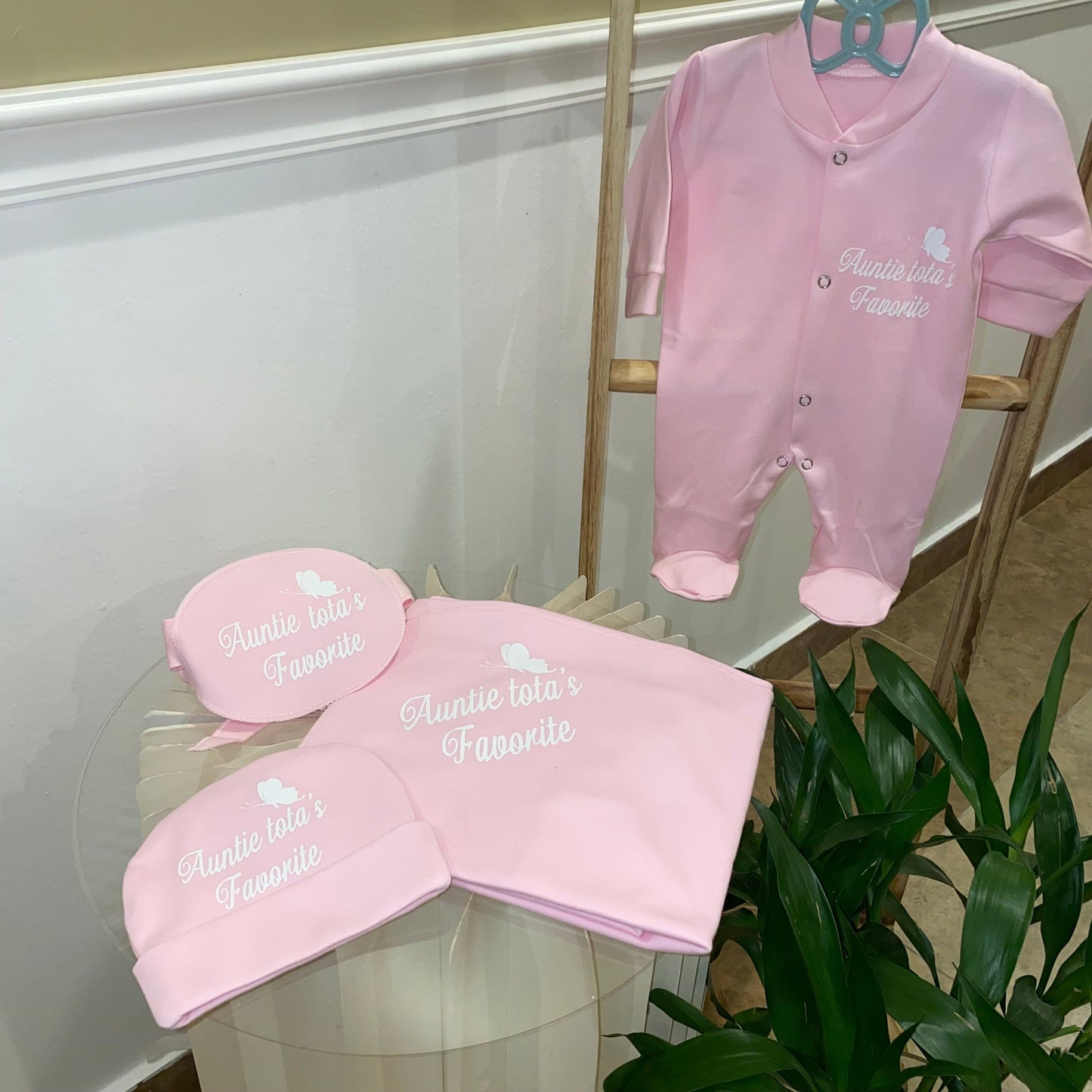 baby humod طقم مواليد طباعة - 4 قطع