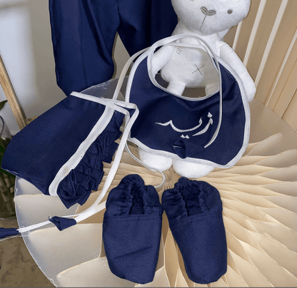 Baby Humod Store طقم رويال مواليد- تطريز