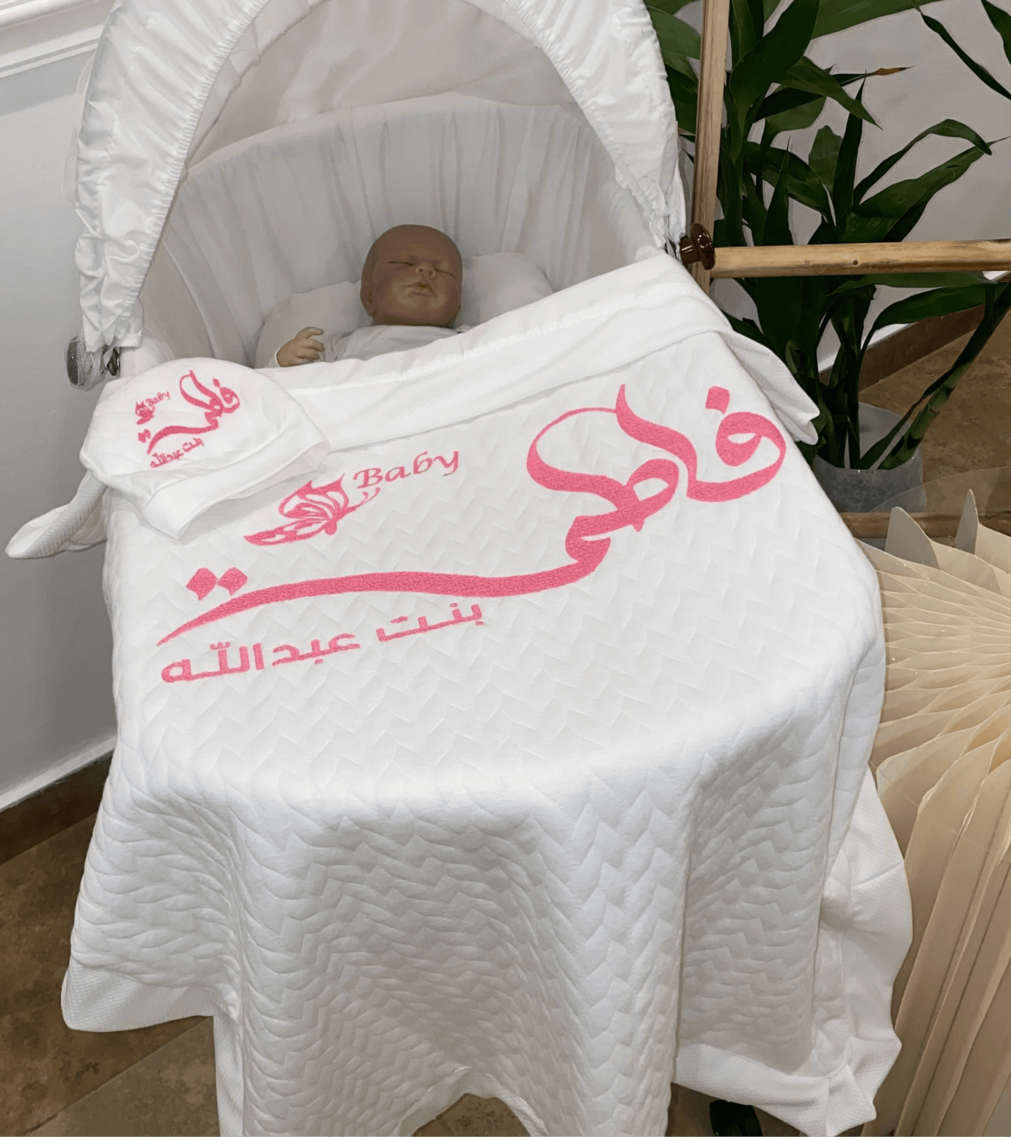 baby humod بطانية استقبال قطن