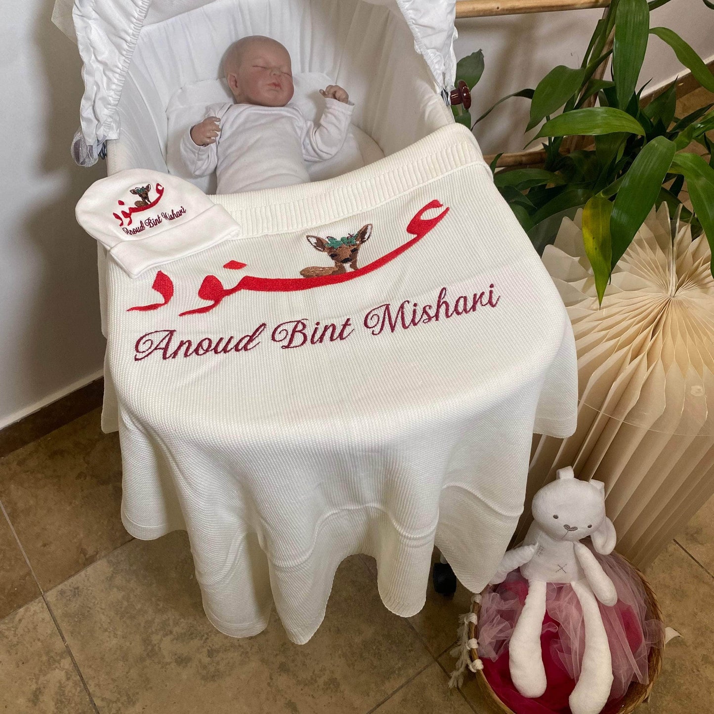 Baby Humod Store بطانية استقبال تريكو