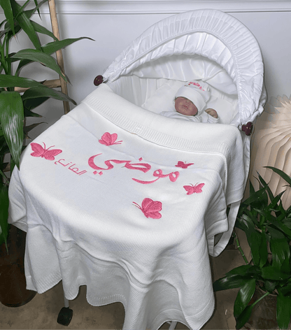 Baby Humod Store بطانية استقبال تريكو