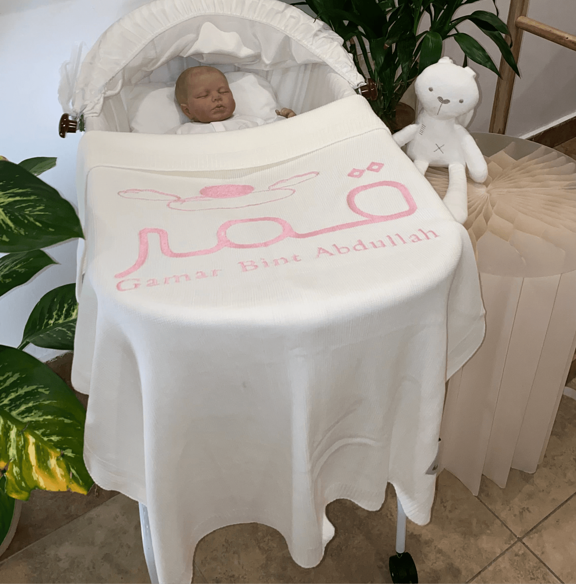 Baby Humod Store بطانية استقبال تريكو