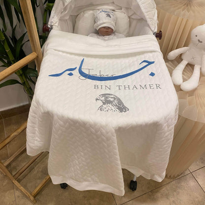 baby humod بطانية استقبال قطن