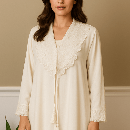 Baby Humod Store 52  (S) / أوف وايت روب نفاس