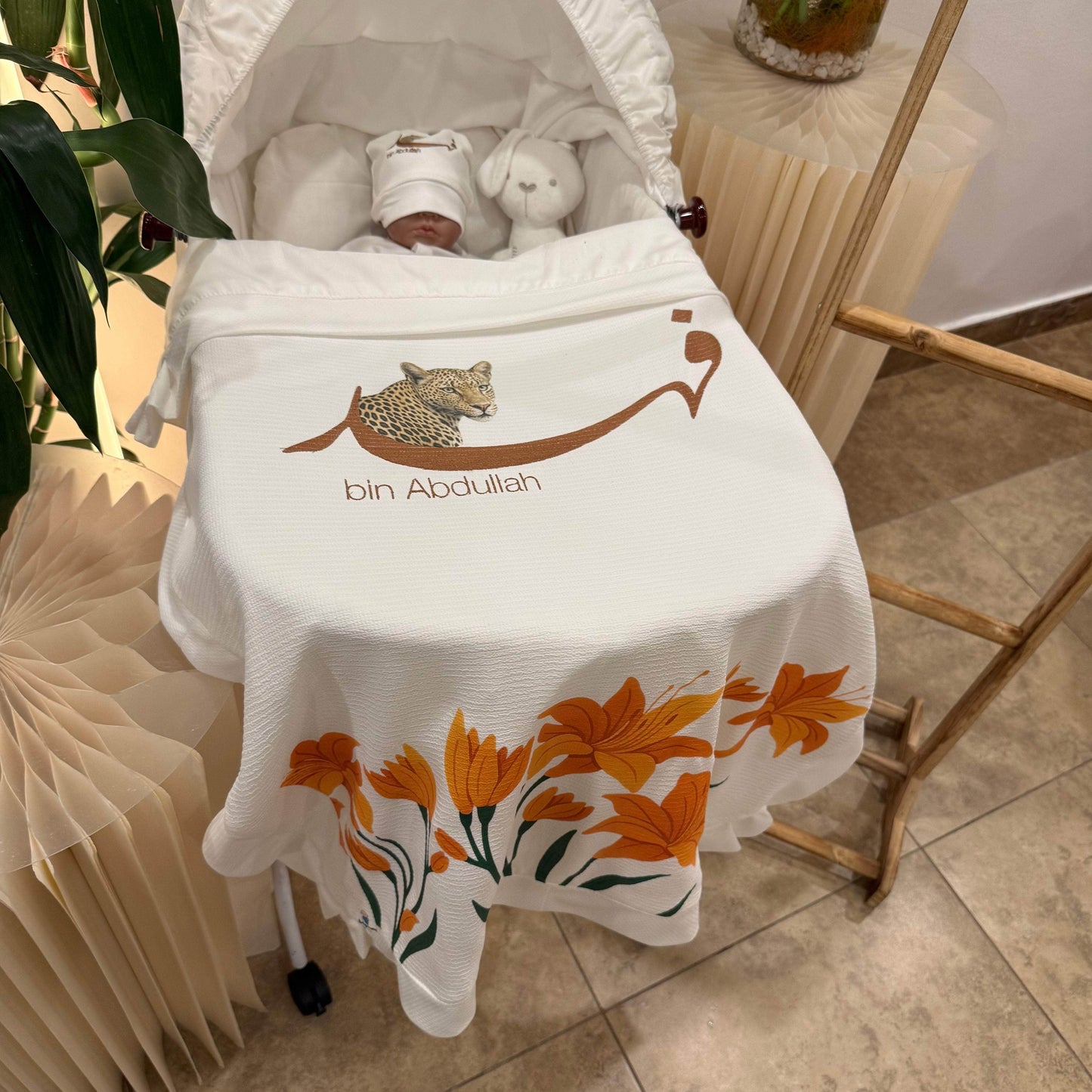 baby humod بطانية استقبال طباعة DTF