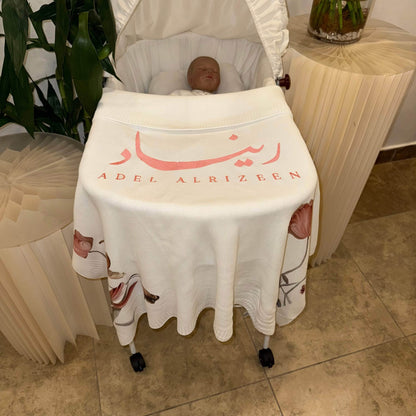baby humod بطانية استقبال طباعة DTF
