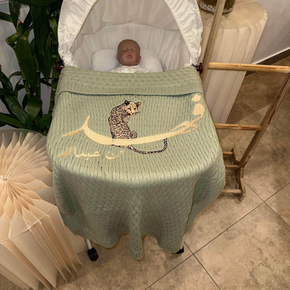 Baby Humod Store بطانية استقبال تريكو