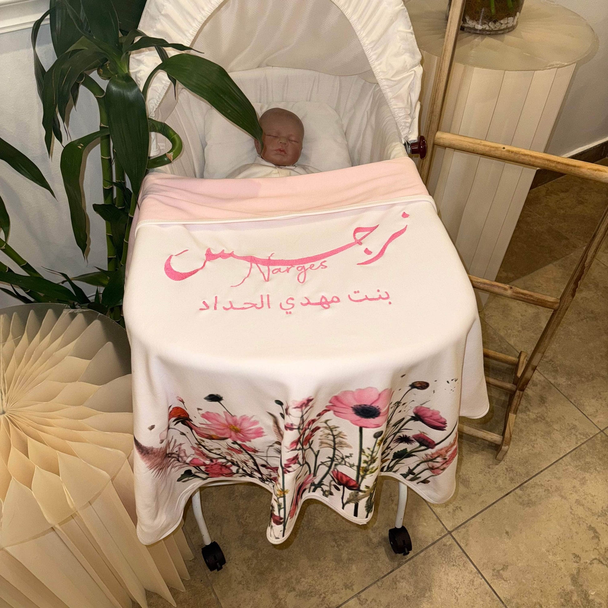baby humod بطانية استقبال طباعة DTF