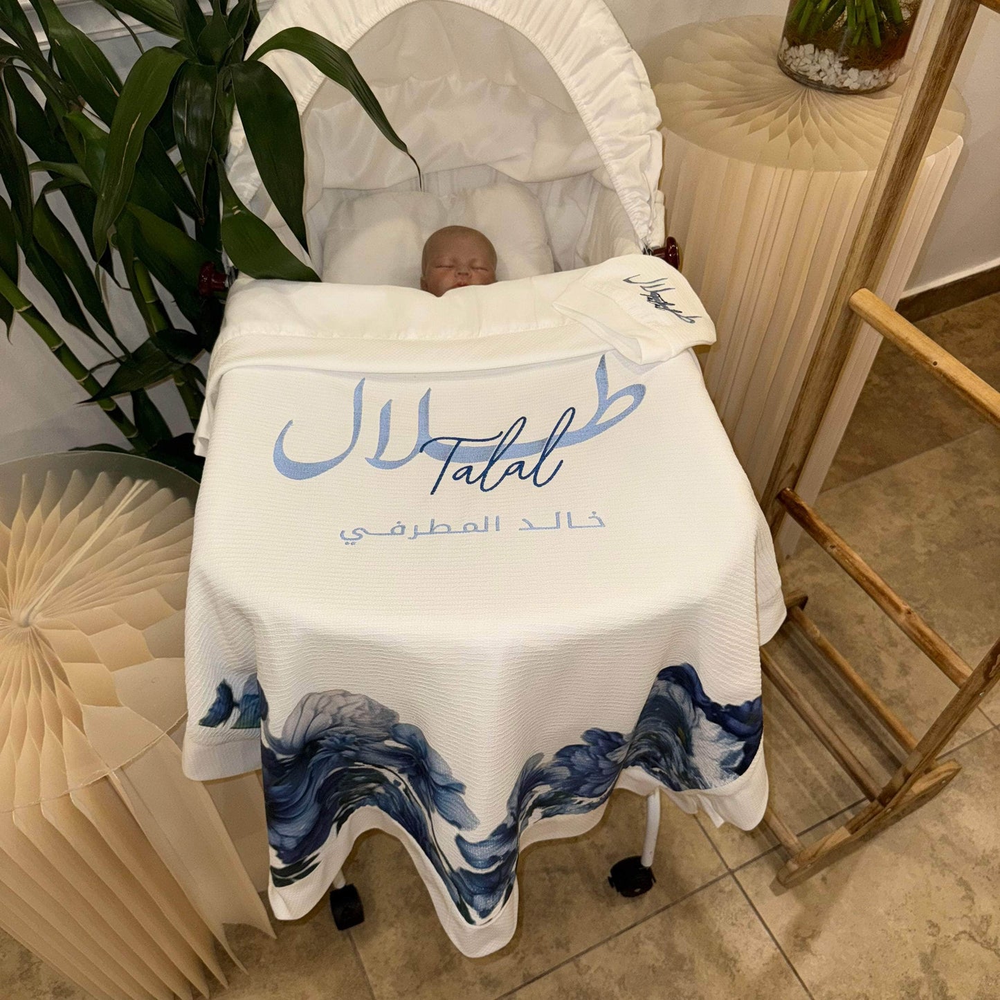 baby humod بطانية استقبال طباعة DTF