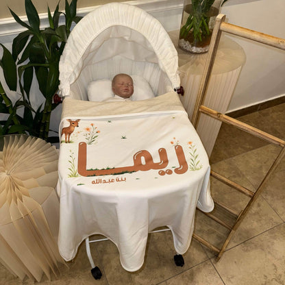 baby humod بطانية استقبال طباعة DTF