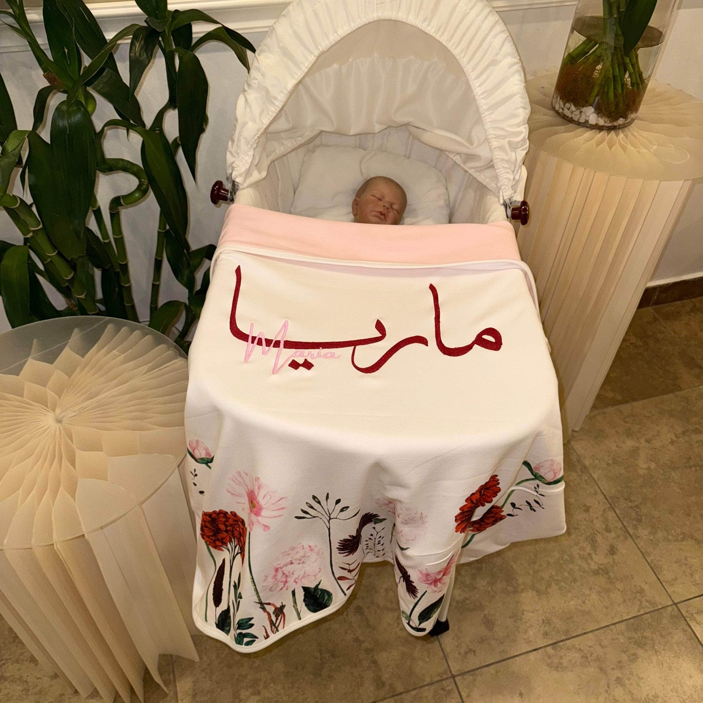 baby humod بطانية استقبال طباعة DTF