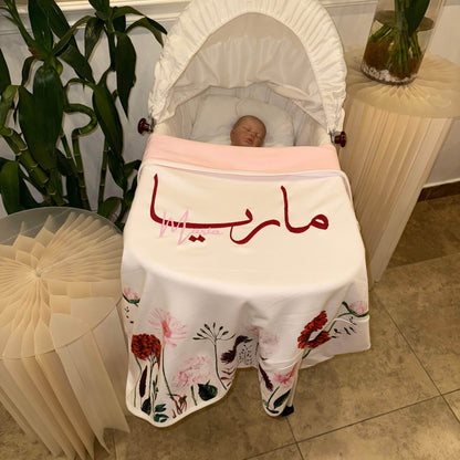 baby humod بطانية استقبال طباعة DTF