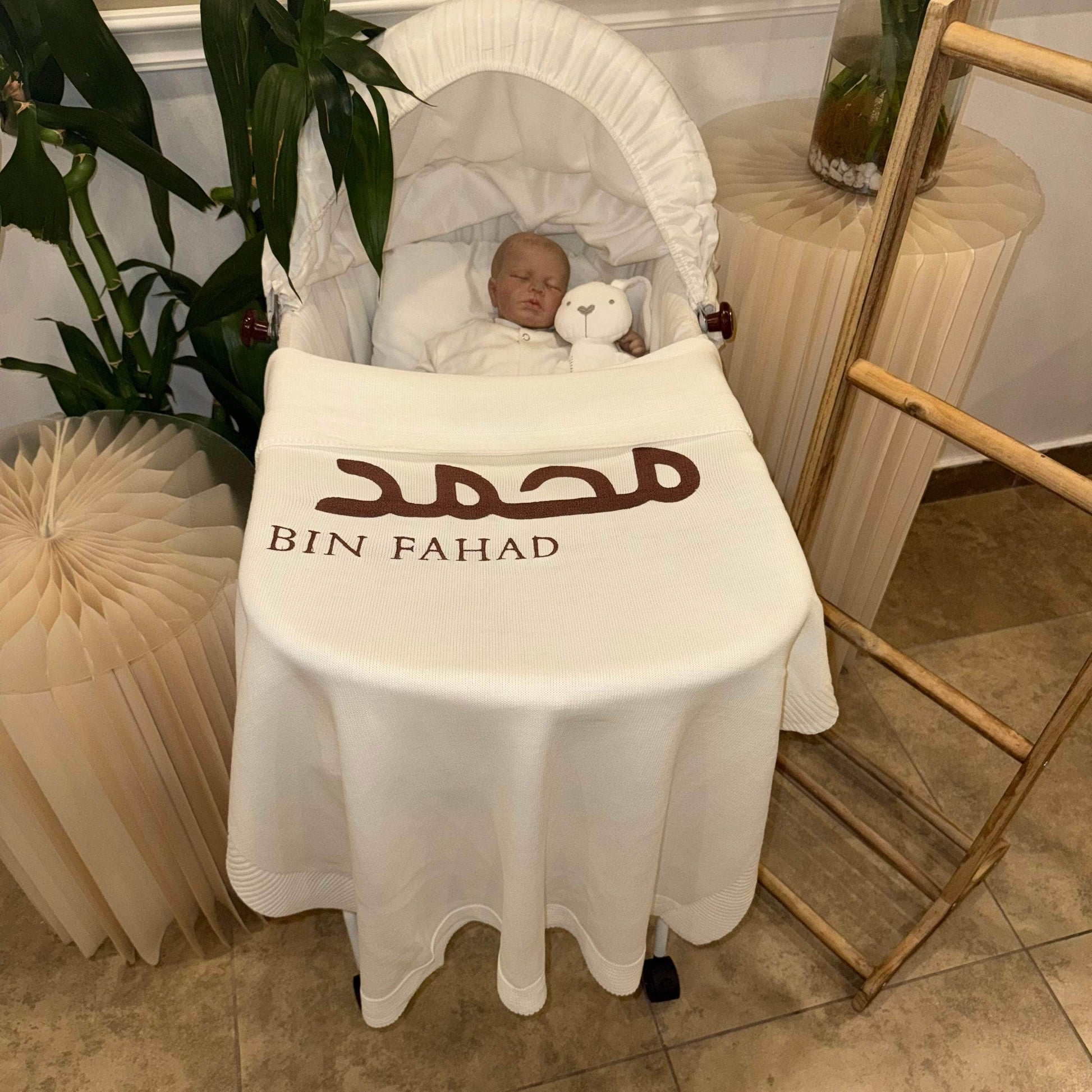 Baby Humod Store بطانية استقبال تريكو