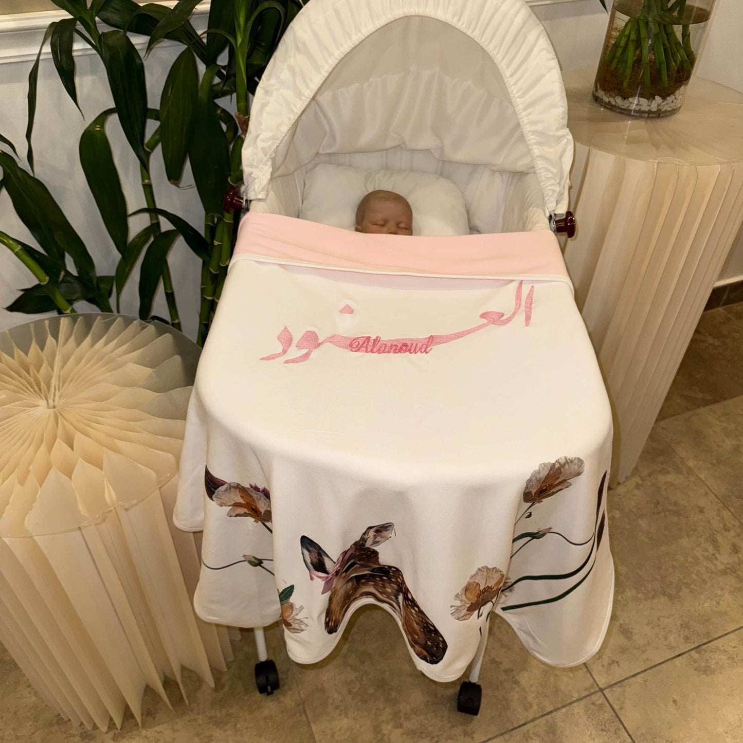 baby humod بطانية استقبال طباعة DTF