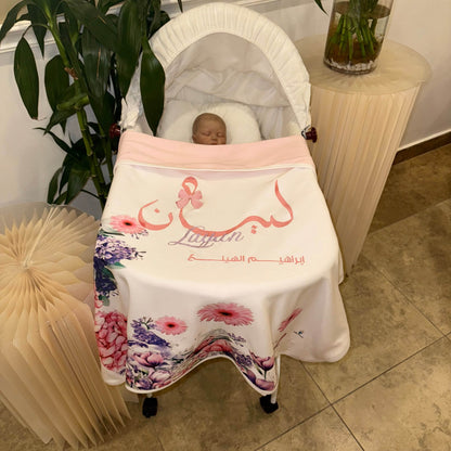 baby humod بطانية استقبال طباعة DTF