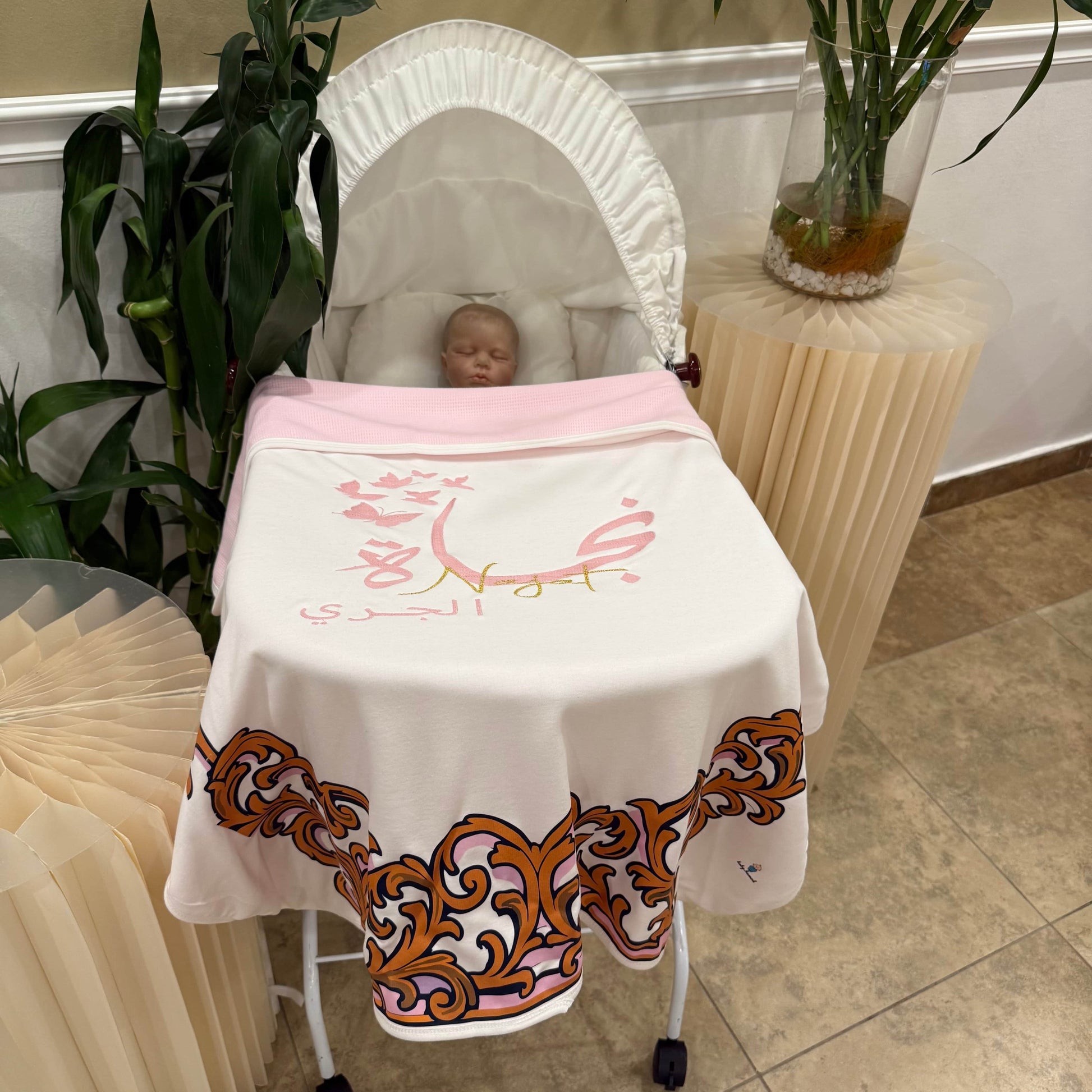 baby humod بطانية استقبال طباعة DTF