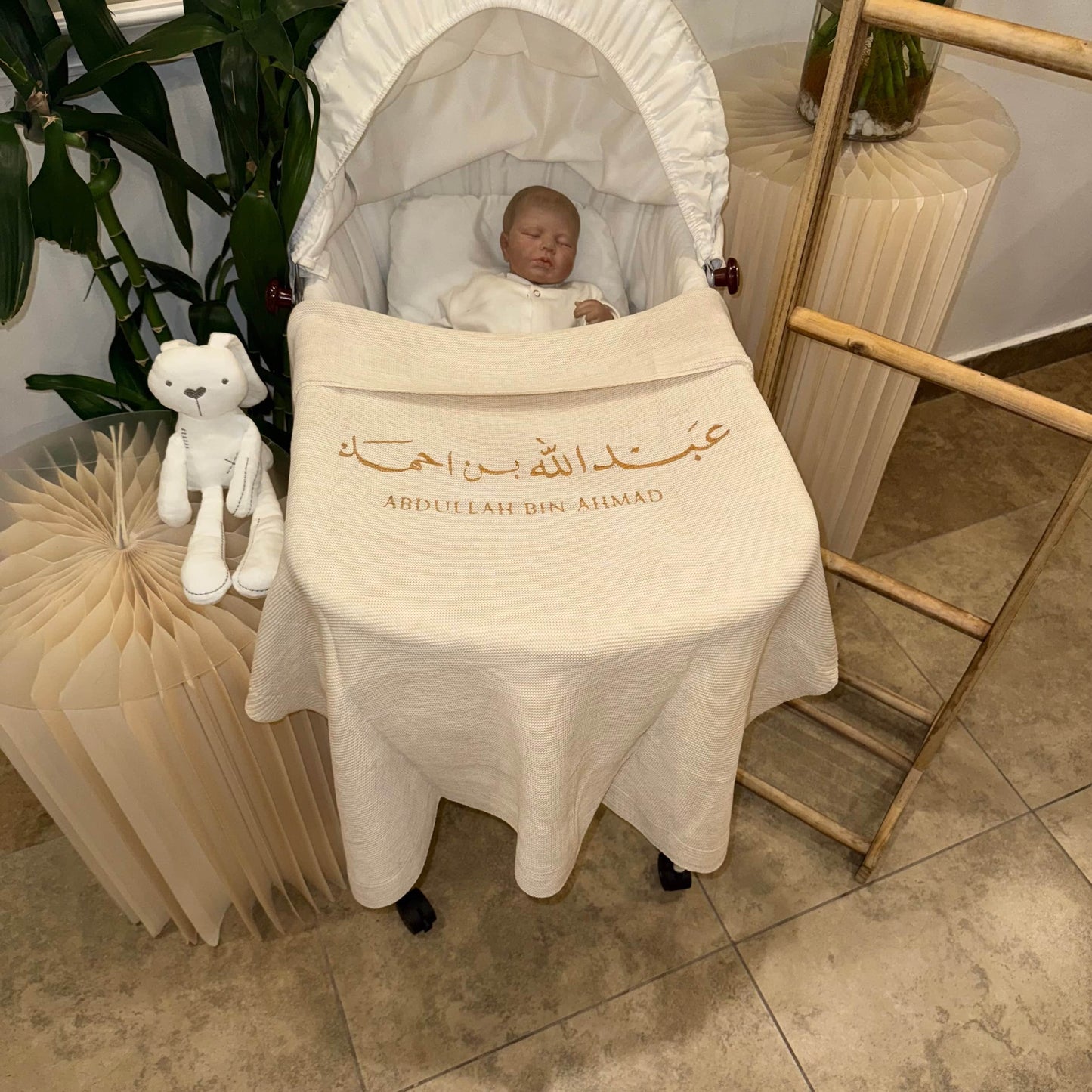 Baby Humod Store بطانية استقبال تريكو