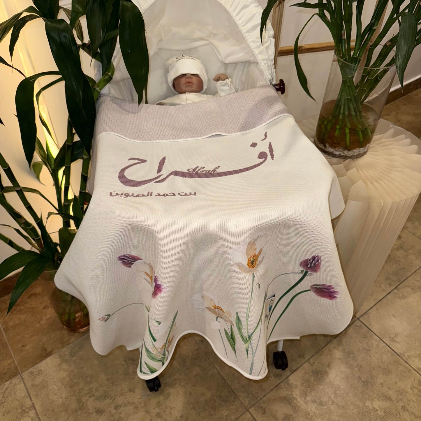 Baby Humod Store بطانيه نسيج مع طباعه Dtf