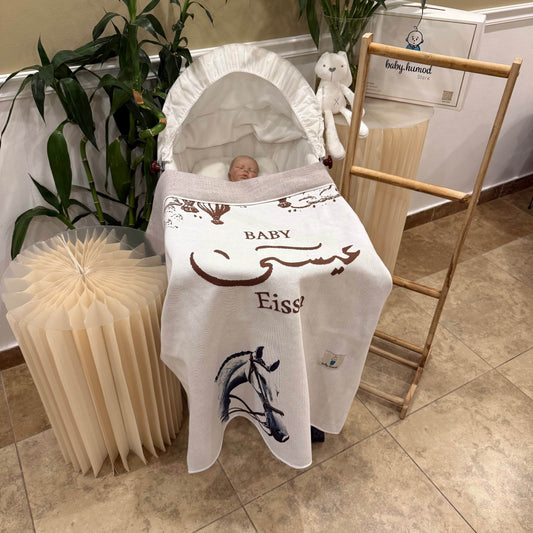 Baby Humod Store بطانيه نسيج مع طباعه Dtf