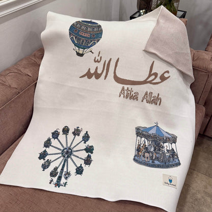 Baby Humod Store بطانيه نسيج مع طباعه Dtf