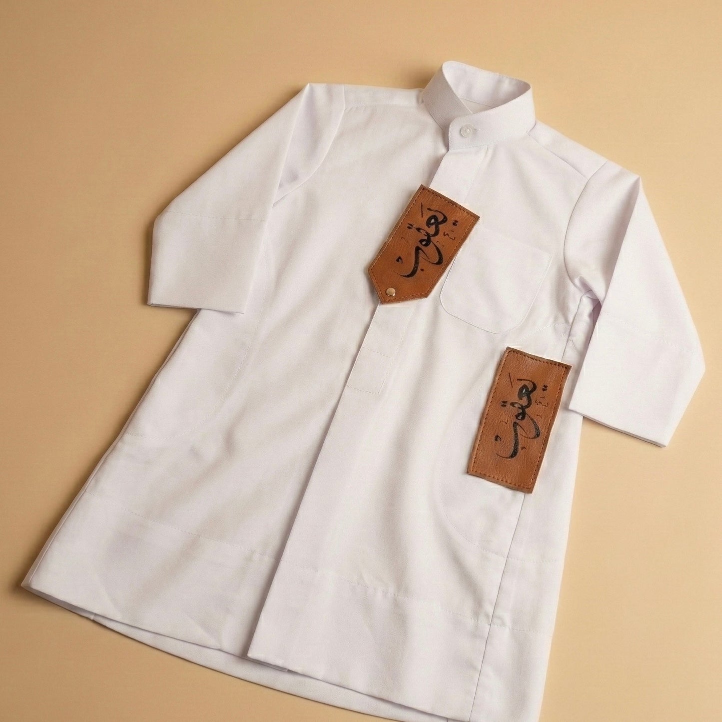 baby humod دشداشة مواليد مع بروش