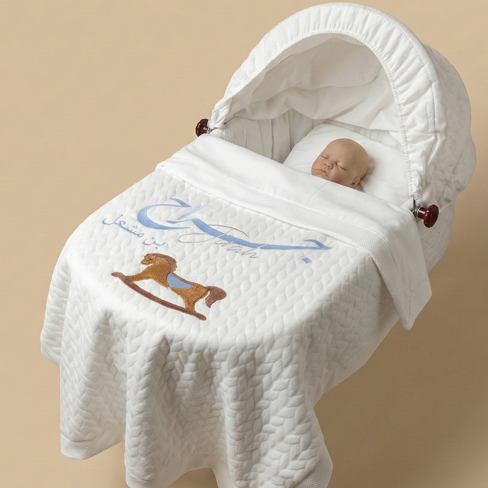 baby humod بطانية استقبال قطن