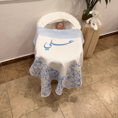 Baby Humod Store أوف وايت بطانية استقبال نسيج