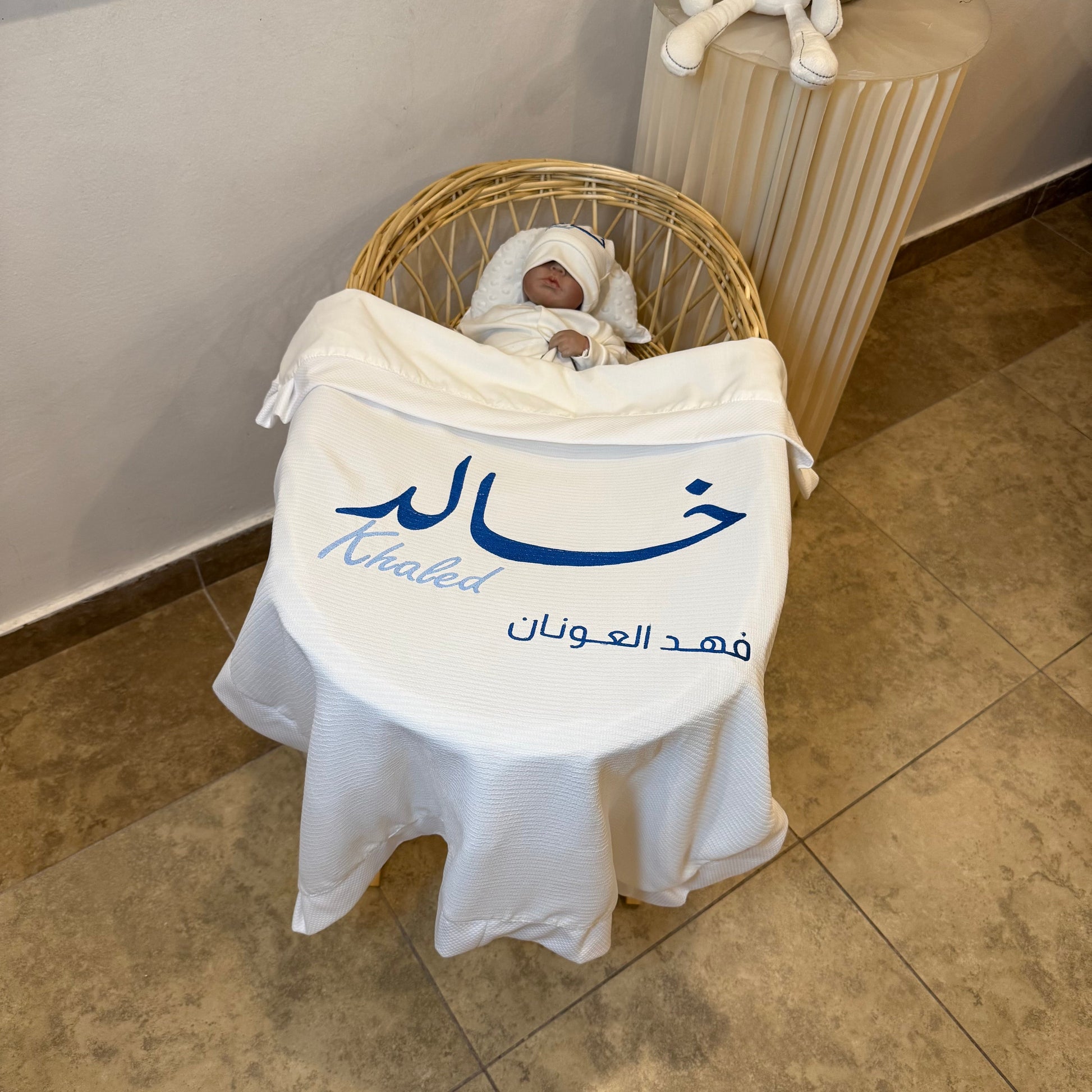 baby humod بطانية استقبال قطن