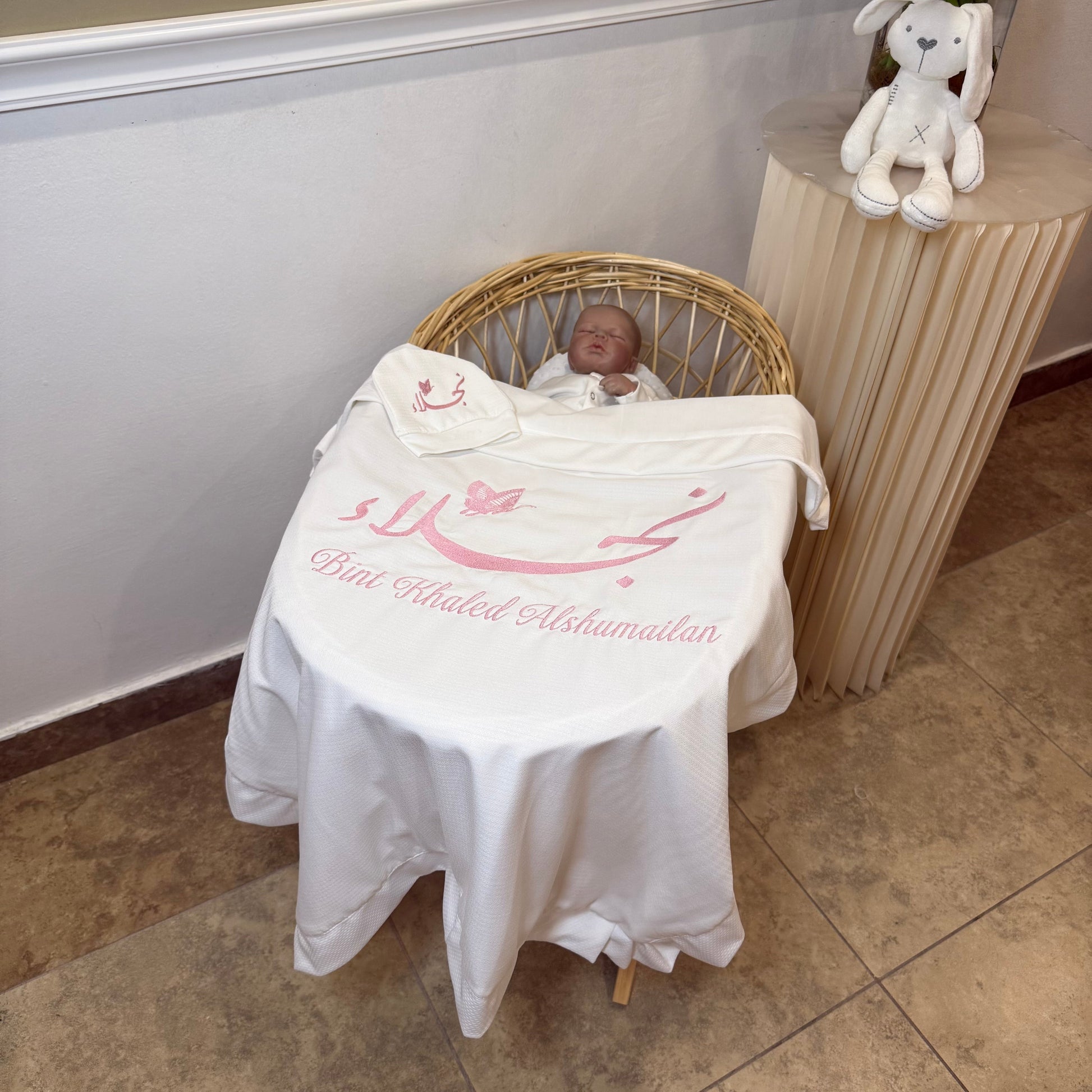 baby humod بطانية استقبال قطن