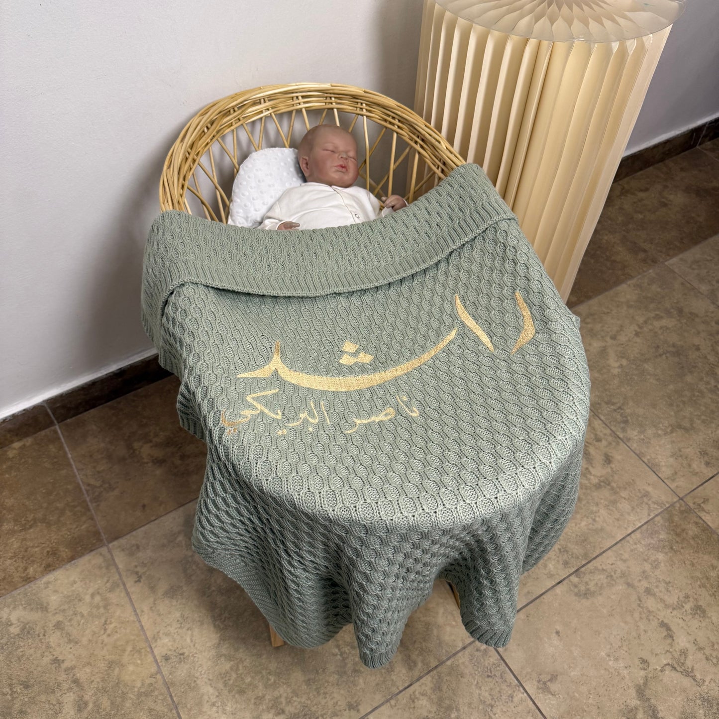 Baby Humod Store بطانية استقبال تريكو