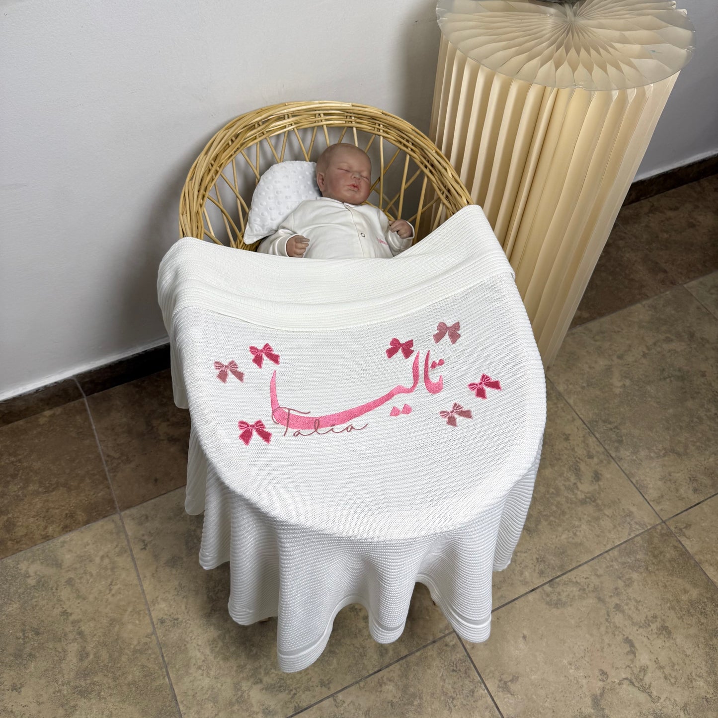 Baby Humod Store بطانية استقبال تريكو