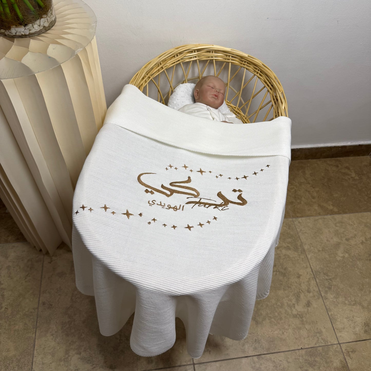 Baby Humod Store بطانية استقبال تريكو